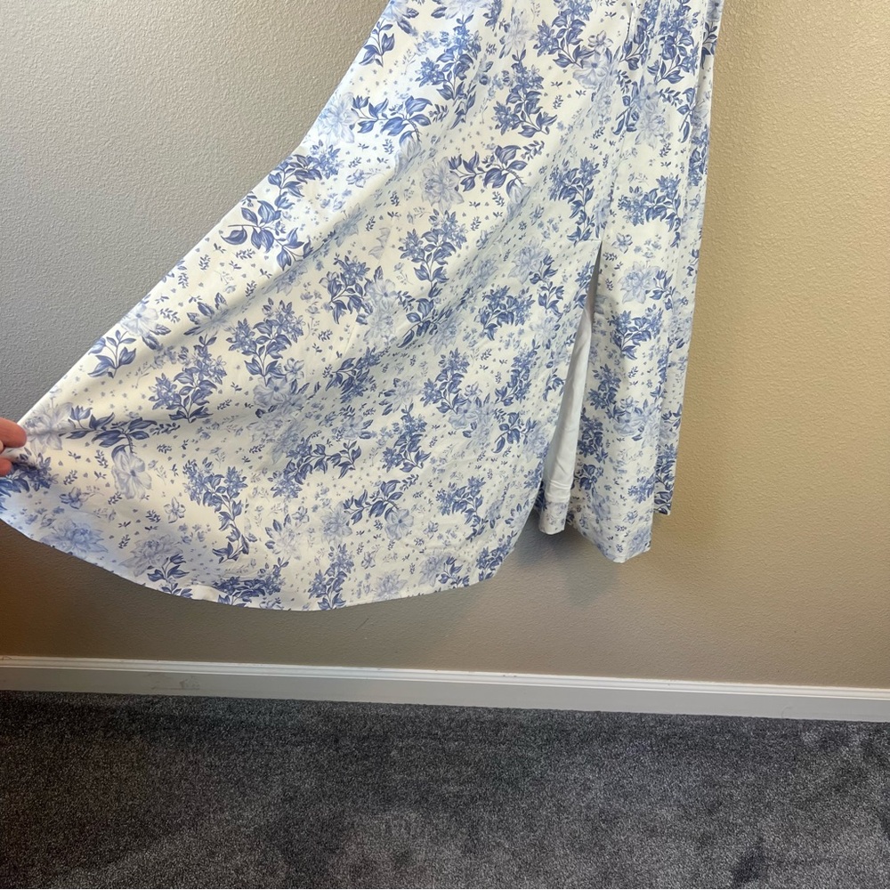 house of cb Carmen Blue Print Bustier Sundress - Picture 7 of 12